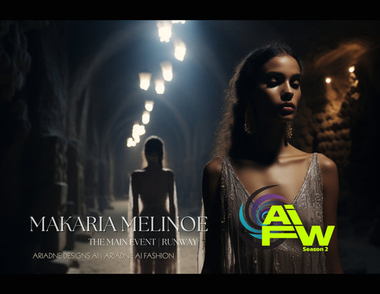The Main Event - Ariadne at AI Fashion Week Season 2 - Makaria Melinoe Collection